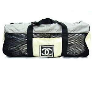 Chanel Sport Line Boston BagNylon Mesh Travel Bag Coco Mark
